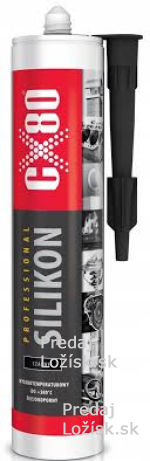  CX80 Professional silikon Black - tmel na motory čieny, 310 ml 